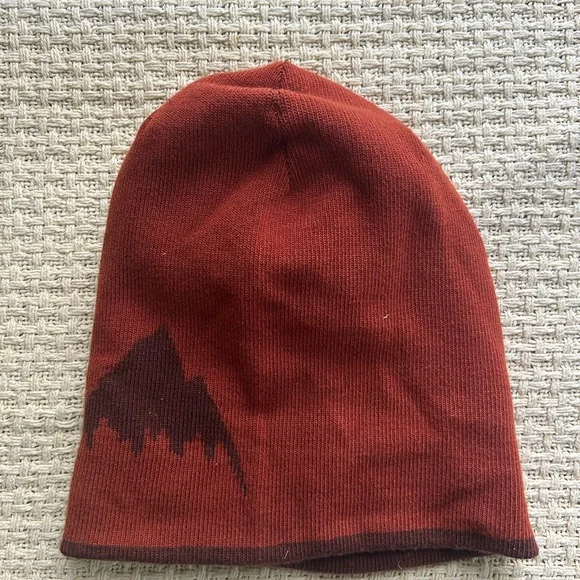 Burton Rust/Brown Reversible Knit Beanie - Picture 2 of 2